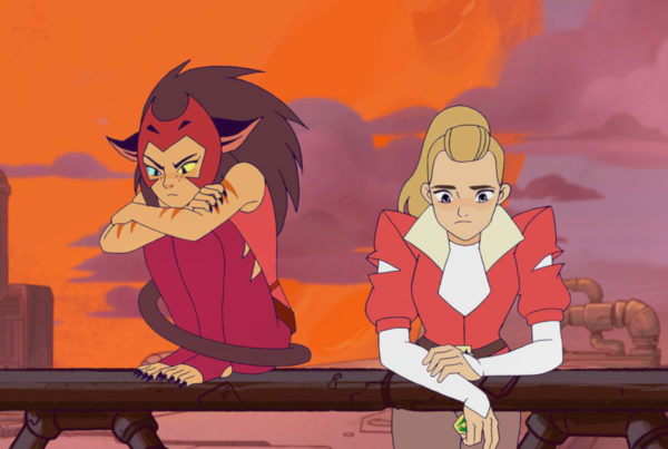 Catra and Adora from Netflix's She-Ra reboot